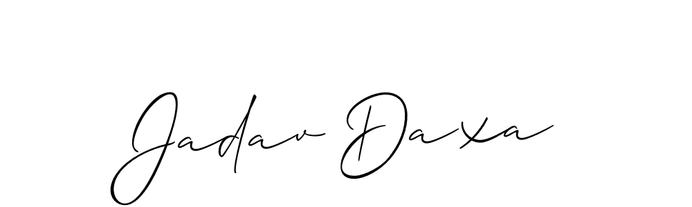 You can use this online signature creator to create a handwritten signature for the name Jadav Daxa. This is the best online autograph maker. Jadav Daxa signature style 2 images and pictures png