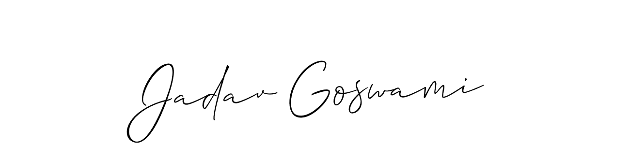 Here are the top 10 professional signature styles for the name Jadav Goswami. These are the best autograph styles you can use for your name. Jadav Goswami signature style 2 images and pictures png