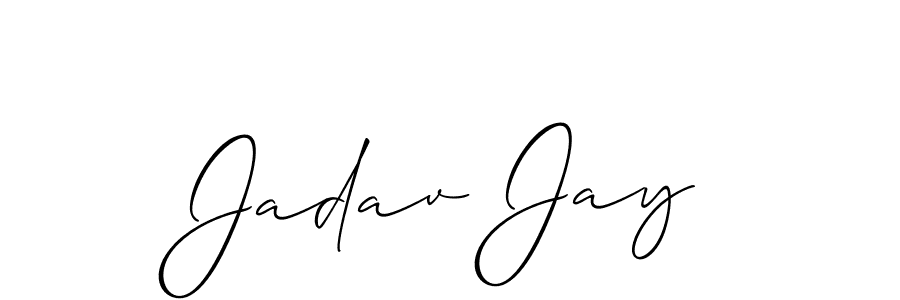 Make a beautiful signature design for name Jadav Jay. Use this online signature maker to create a handwritten signature for free. Jadav Jay signature style 2 images and pictures png