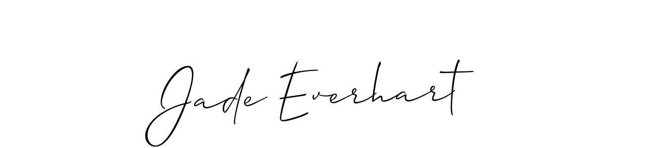 This is the best signature style for the Jade Everhart name. Also you like these signature font (Allison_Script). Mix name signature. Jade Everhart signature style 2 images and pictures png