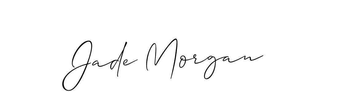 Similarly Allison_Script is the best handwritten signature design. Signature creator online .You can use it as an online autograph creator for name Jade Morgan. Jade Morgan signature style 2 images and pictures png