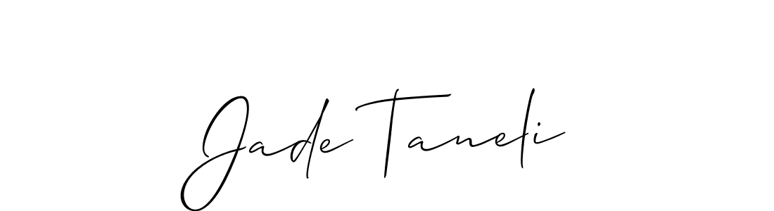 Here are the top 10 professional signature styles for the name Jade Taneli. These are the best autograph styles you can use for your name. Jade Taneli signature style 2 images and pictures png
