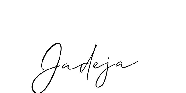 Here are the top 10 professional signature styles for the name Jadeja. These are the best autograph styles you can use for your name. Jadeja signature style 2 images and pictures png