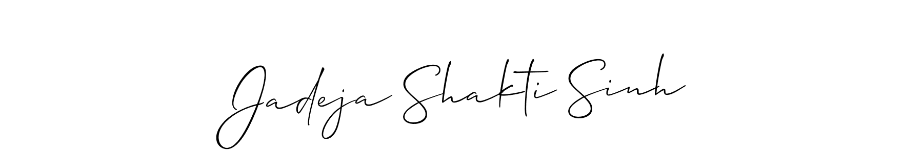 You can use this online signature creator to create a handwritten signature for the name Jadeja Shakti Sinh. This is the best online autograph maker. Jadeja Shakti Sinh signature style 2 images and pictures png
