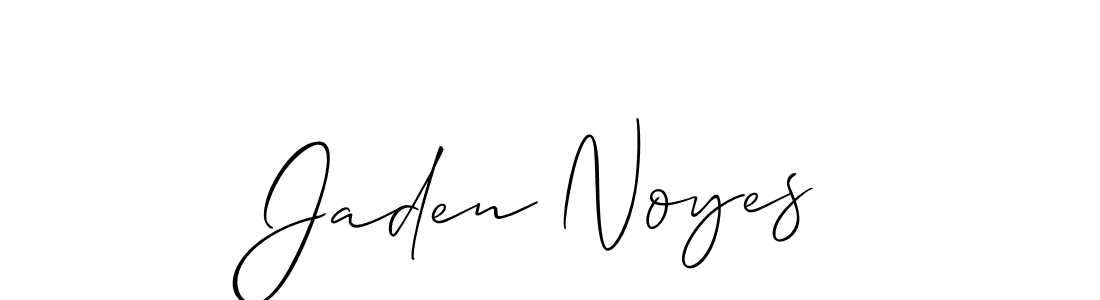 Also You can easily find your signature by using the search form. We will create Jaden Noyes name handwritten signature images for you free of cost using Allison_Script sign style. Jaden Noyes signature style 2 images and pictures png