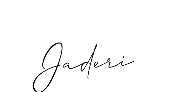 Similarly Allison_Script is the best handwritten signature design. Signature creator online .You can use it as an online autograph creator for name Jaderi. Jaderi signature style 2 images and pictures png