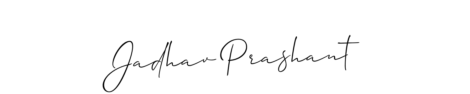 Best and Professional Signature Style for Jadhav Prashant. Allison_Script Best Signature Style Collection. Jadhav Prashant signature style 2 images and pictures png