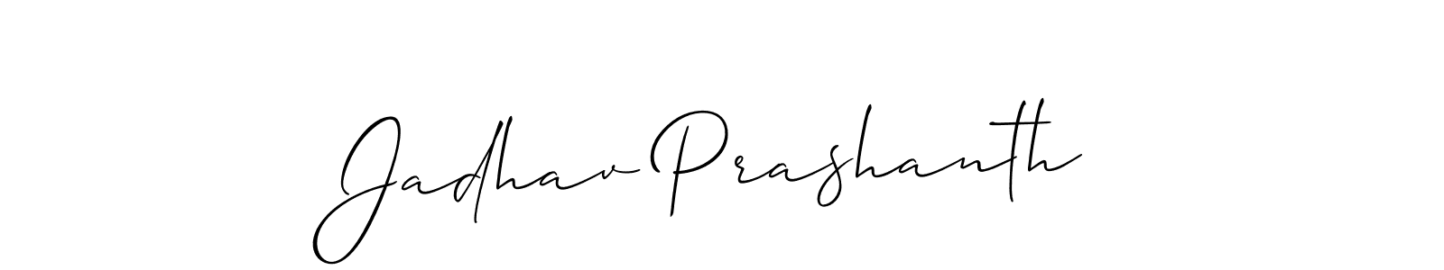 Make a beautiful signature design for name Jadhav Prashanth. Use this online signature maker to create a handwritten signature for free. Jadhav Prashanth signature style 2 images and pictures png