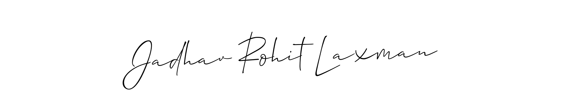 Also we have Jadhav Rohit Laxman name is the best signature style. Create professional handwritten signature collection using Allison_Script autograph style. Jadhav Rohit Laxman signature style 2 images and pictures png
