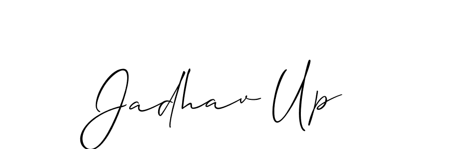 Here are the top 10 professional signature styles for the name Jadhav Up. These are the best autograph styles you can use for your name. Jadhav Up signature style 2 images and pictures png