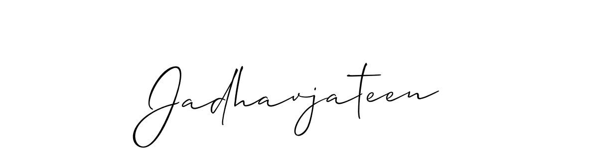 You should practise on your own different ways (Allison_Script) to write your name (Jadhavjateen) in signature. don't let someone else do it for you. Jadhavjateen signature style 2 images and pictures png