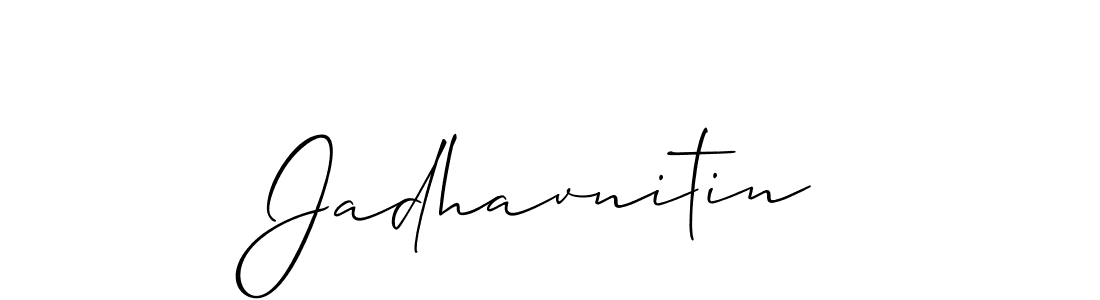 Make a short Jadhavnitin signature style. Manage your documents anywhere anytime using Allison_Script. Create and add eSignatures, submit forms, share and send files easily. Jadhavnitin signature style 2 images and pictures png