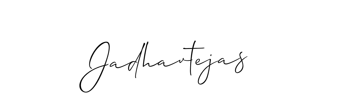 Design your own signature with our free online signature maker. With this signature software, you can create a handwritten (Allison_Script) signature for name Jadhavtejas. Jadhavtejas signature style 2 images and pictures png