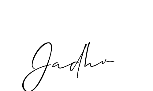 Check out images of Autograph of Jadhv name. Actor Jadhv Signature Style. Allison_Script is a professional sign style online. Jadhv signature style 2 images and pictures png