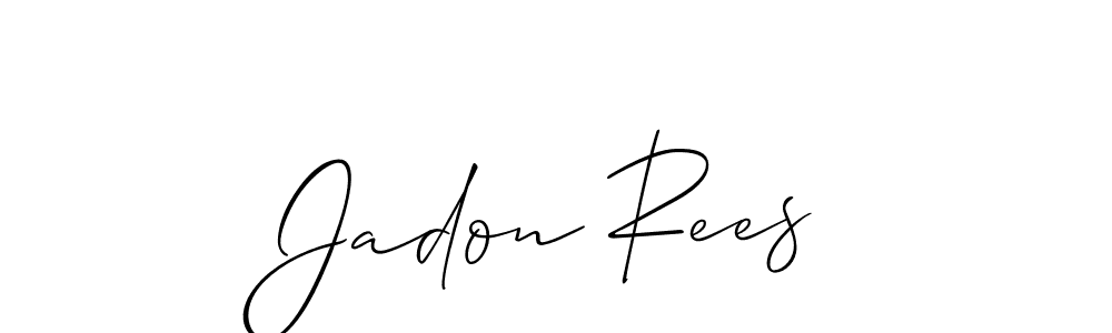Make a beautiful signature design for name Jadon Rees. Use this online signature maker to create a handwritten signature for free. Jadon Rees signature style 2 images and pictures png