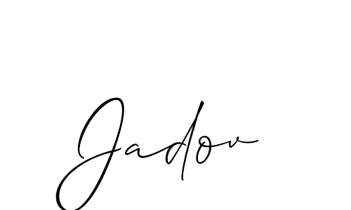 Best and Professional Signature Style for Jadov. Allison_Script Best Signature Style Collection. Jadov signature style 2 images and pictures png