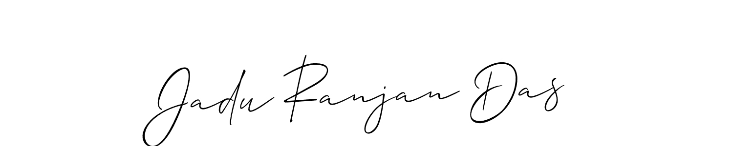Jadu Ranjan Das stylish signature style. Best Handwritten Sign (Allison_Script) for my name. Handwritten Signature Collection Ideas for my name Jadu Ranjan Das. Jadu Ranjan Das signature style 2 images and pictures png