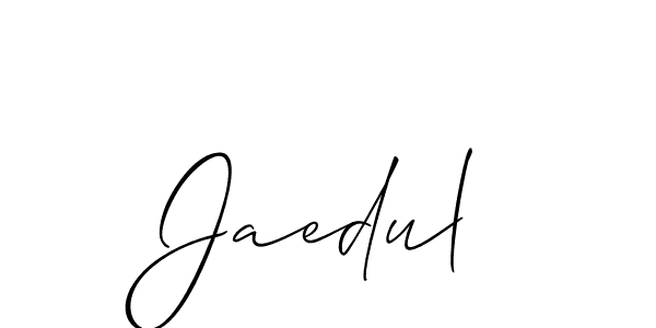 Make a beautiful signature design for name Jaedul. Use this online signature maker to create a handwritten signature for free. Jaedul signature style 2 images and pictures png