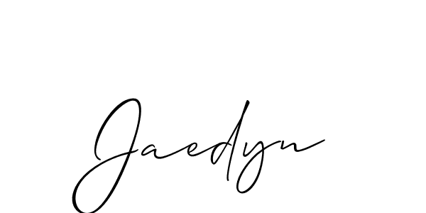 Allison_Script is a professional signature style that is perfect for those who want to add a touch of class to their signature. It is also a great choice for those who want to make their signature more unique. Get Jaedyn name to fancy signature for free. Jaedyn signature style 2 images and pictures png