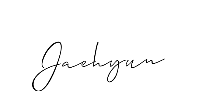 if you are searching for the best signature style for your name Jaehyun. so please give up your signature search. here we have designed multiple signature styles  using Allison_Script. Jaehyun signature style 2 images and pictures png