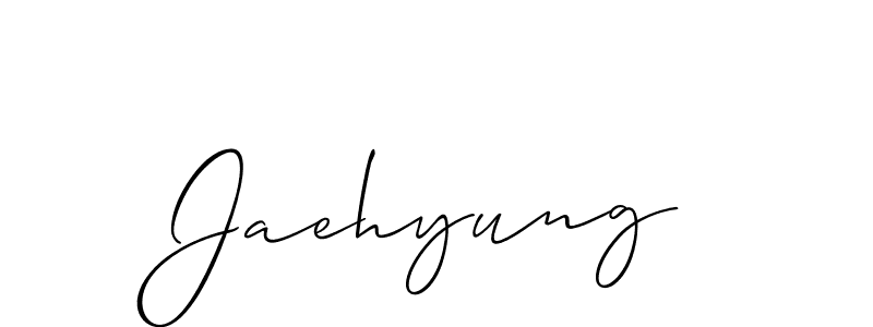 Use a signature maker to create a handwritten signature online. With this signature software, you can design (Allison_Script) your own signature for name Jaehyung. Jaehyung signature style 2 images and pictures png