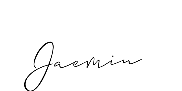 The best way (Allison_Script) to make a short signature is to pick only two or three words in your name. The name Jaemin include a total of six letters. For converting this name. Jaemin signature style 2 images and pictures png