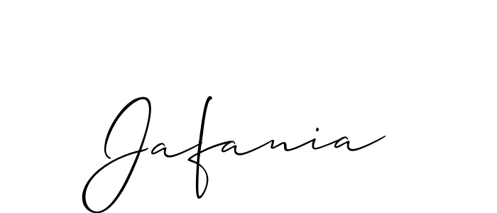 Make a short Jafania signature style. Manage your documents anywhere anytime using Allison_Script. Create and add eSignatures, submit forms, share and send files easily. Jafania signature style 2 images and pictures png