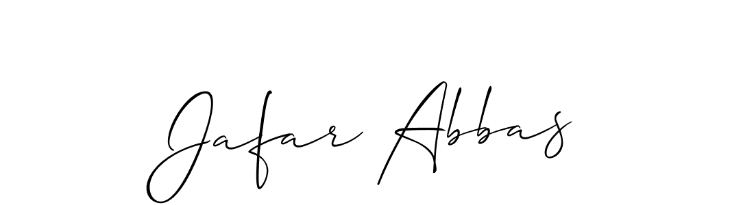 Once you've used our free online signature maker to create your best signature Allison_Script style, it's time to enjoy all of the benefits that Jafar Abbas name signing documents. Jafar Abbas signature style 2 images and pictures png