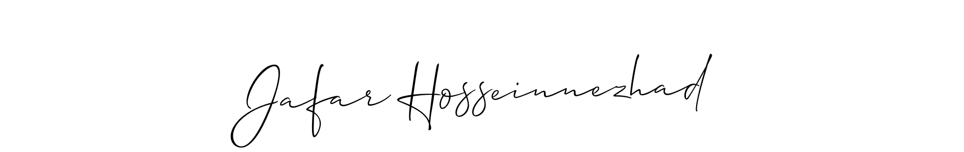 How to make Jafar Hosseinnezhad signature? Allison_Script is a professional autograph style. Create handwritten signature for Jafar Hosseinnezhad name. Jafar Hosseinnezhad signature style 2 images and pictures png