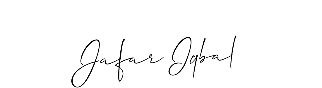 How to Draw Jafar Iqbal signature style? Allison_Script is a latest design signature styles for name Jafar Iqbal. Jafar Iqbal signature style 2 images and pictures png