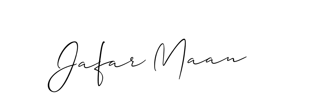 How to Draw Jafar Maan signature style? Allison_Script is a latest design signature styles for name Jafar Maan. Jafar Maan signature style 2 images and pictures png