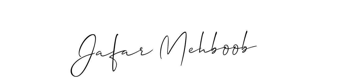 How to Draw Jafar Mehboob signature style? Allison_Script is a latest design signature styles for name Jafar Mehboob. Jafar Mehboob signature style 2 images and pictures png