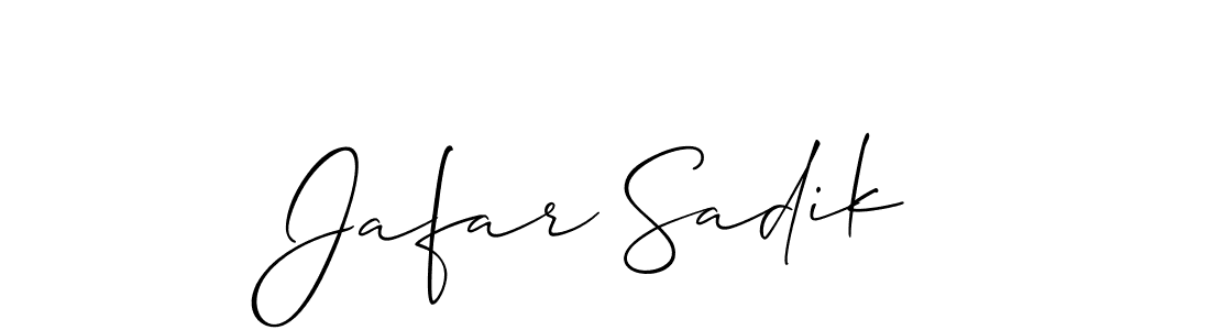 Check out images of Autograph of Jafar Sadik name. Actor Jafar Sadik Signature Style. Allison_Script is a professional sign style online. Jafar Sadik signature style 2 images and pictures png