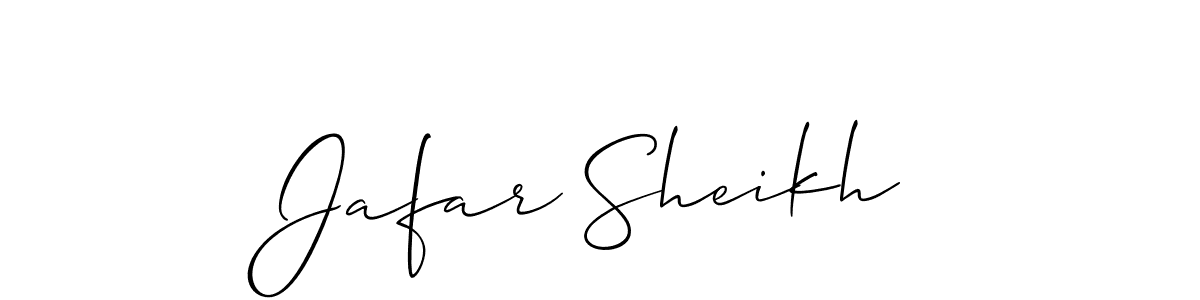 Similarly Allison_Script is the best handwritten signature design. Signature creator online .You can use it as an online autograph creator for name Jafar Sheikh. Jafar Sheikh signature style 2 images and pictures png