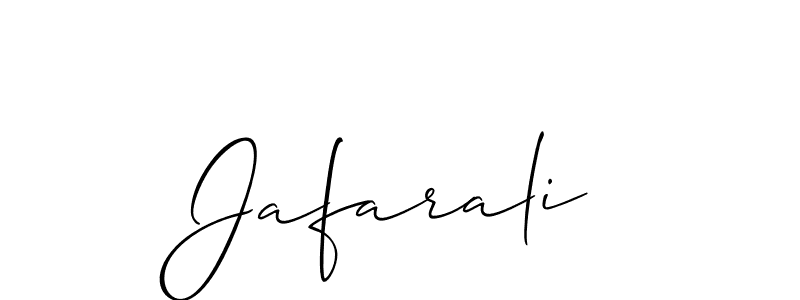 You should practise on your own different ways (Allison_Script) to write your name (Jafarali) in signature. don't let someone else do it for you. Jafarali signature style 2 images and pictures png