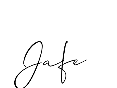 Also You can easily find your signature by using the search form. We will create Jafe name handwritten signature images for you free of cost using Allison_Script sign style. Jafe signature style 2 images and pictures png