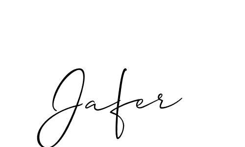 Also You can easily find your signature by using the search form. We will create Jafer name handwritten signature images for you free of cost using Allison_Script sign style. Jafer signature style 2 images and pictures png