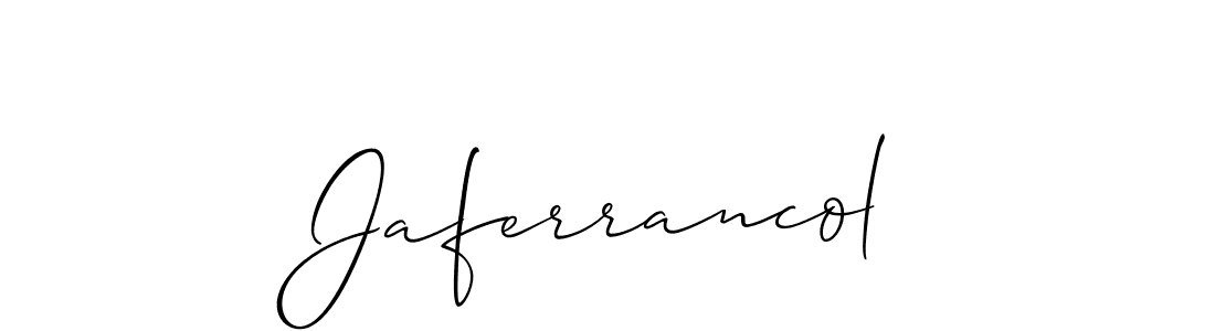 This is the best signature style for the Jaferrancol name. Also you like these signature font (Allison_Script). Mix name signature. Jaferrancol signature style 2 images and pictures png