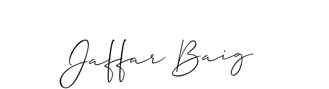 Make a beautiful signature design for name Jaffar Baig. Use this online signature maker to create a handwritten signature for free. Jaffar Baig signature style 2 images and pictures png