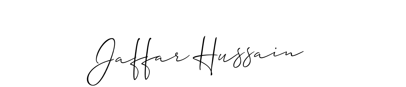 Make a beautiful signature design for name Jaffar Hussain. Use this online signature maker to create a handwritten signature for free. Jaffar Hussain signature style 2 images and pictures png