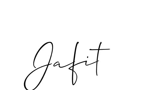 Create a beautiful signature design for name Jafit. With this signature (Allison_Script) fonts, you can make a handwritten signature for free. Jafit signature style 2 images and pictures png