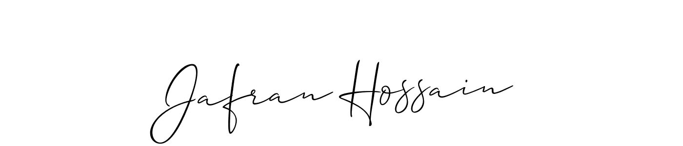 Jafran Hossain stylish signature style. Best Handwritten Sign (Allison_Script) for my name. Handwritten Signature Collection Ideas for my name Jafran Hossain. Jafran Hossain signature style 2 images and pictures png