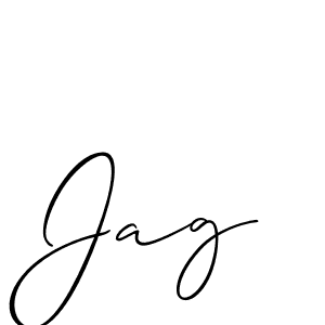 How to make Jag name signature. Use Allison_Script style for creating short signs online. This is the latest handwritten sign. Jag signature style 2 images and pictures png