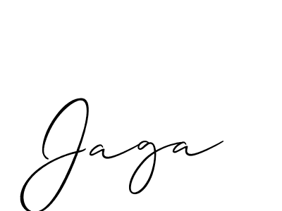 if you are searching for the best signature style for your name Jaga. so please give up your signature search. here we have designed multiple signature styles  using Allison_Script. Jaga signature style 2 images and pictures png
