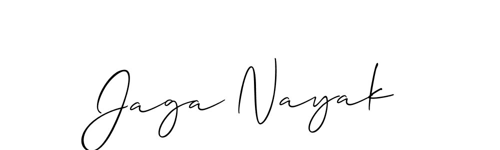 Also You can easily find your signature by using the search form. We will create Jaga Nayak name handwritten signature images for you free of cost using Allison_Script sign style. Jaga Nayak signature style 2 images and pictures png