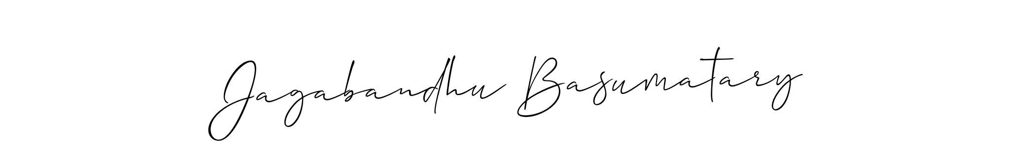 Similarly Allison_Script is the best handwritten signature design. Signature creator online .You can use it as an online autograph creator for name Jagabandhu Basumatary. Jagabandhu Basumatary signature style 2 images and pictures png