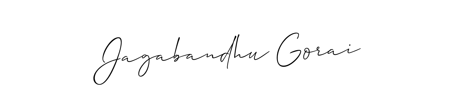 You can use this online signature creator to create a handwritten signature for the name Jagabandhu Gorai. This is the best online autograph maker. Jagabandhu Gorai signature style 2 images and pictures png