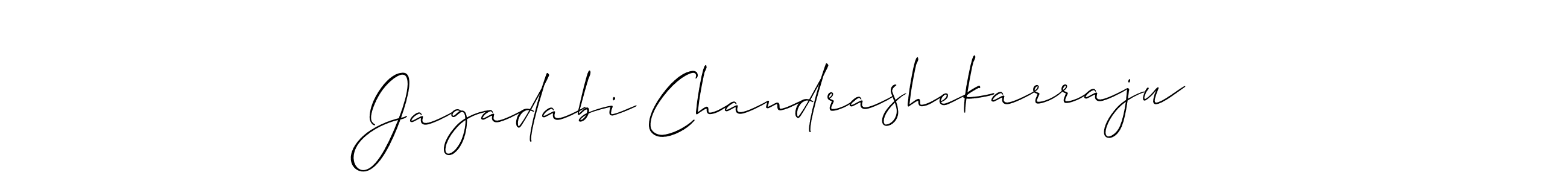 Make a beautiful signature design for name Jagadabi Chandrashekarraju. Use this online signature maker to create a handwritten signature for free. Jagadabi Chandrashekarraju signature style 2 images and pictures png