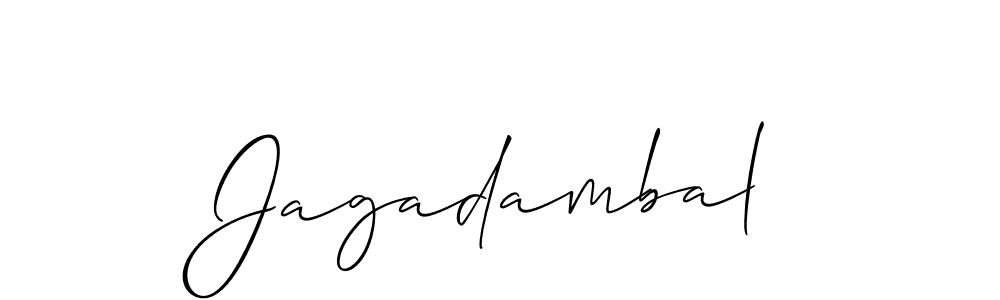 Best and Professional Signature Style for Jagadambal. Allison_Script Best Signature Style Collection. Jagadambal signature style 2 images and pictures png