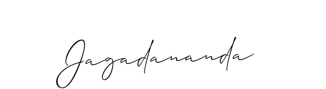 Similarly Allison_Script is the best handwritten signature design. Signature creator online .You can use it as an online autograph creator for name Jagadananda. Jagadananda signature style 2 images and pictures png